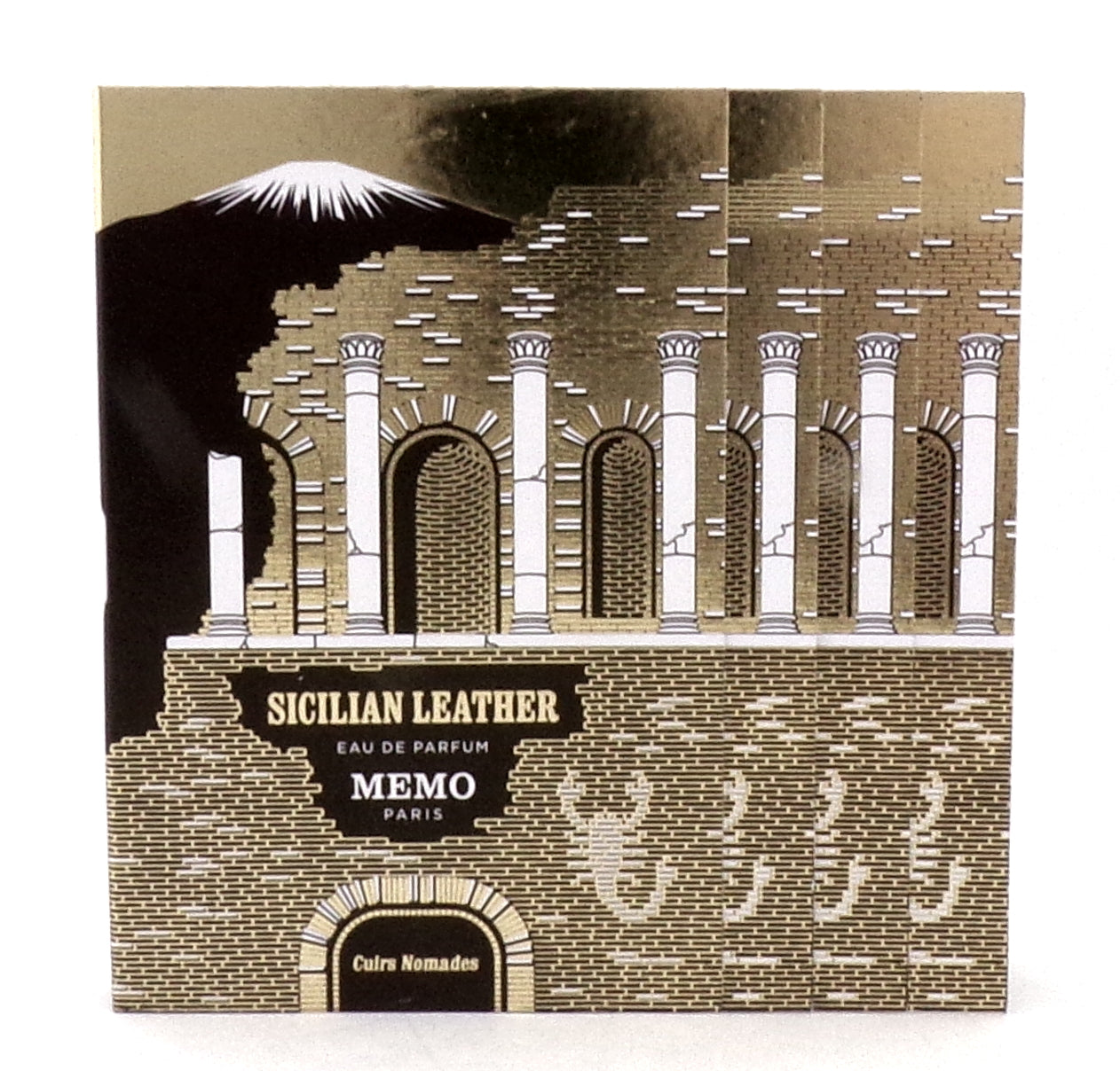Sicilian Leather by Memo Paris 1.5 ml./ 0.05 oz. Eau de Parfum Sample Spray Unisex. LOT of 4 Vials New