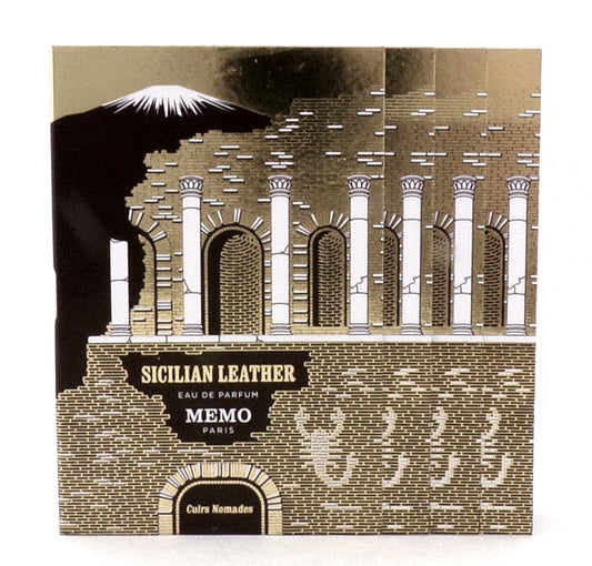 Sicilian Leather by Memo Paris 1.5 ml./ 0.05 oz. Eau de Parfum Sample Spray Unisex. LOT of 4 Vials New