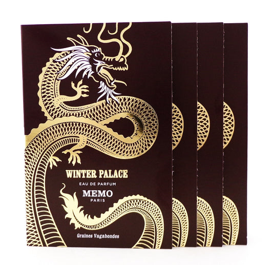 WINTER PALACE by Memo Paris 0.05 oz. Eau de Parfum Sample Spray Unisex LOT OF 4 VIALS Brand New