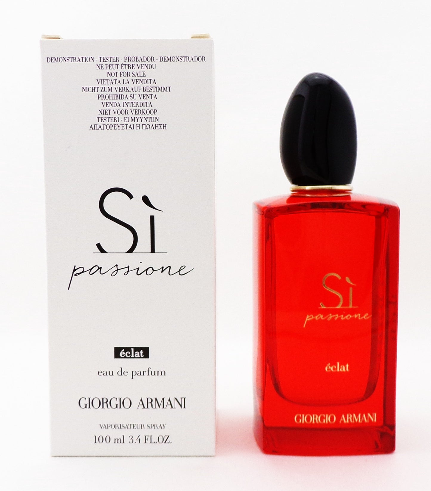 Armani SI Passione ECLAT 3.4 oz. Eau de Parfum Spray for Women. Brand New TESTER w/Cap
