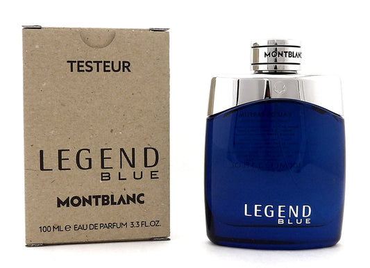 Mont Blanc LEGEND BLUE 3.3oz/100ml Eau de Parfum Spray for Men. New Tester w/Cap