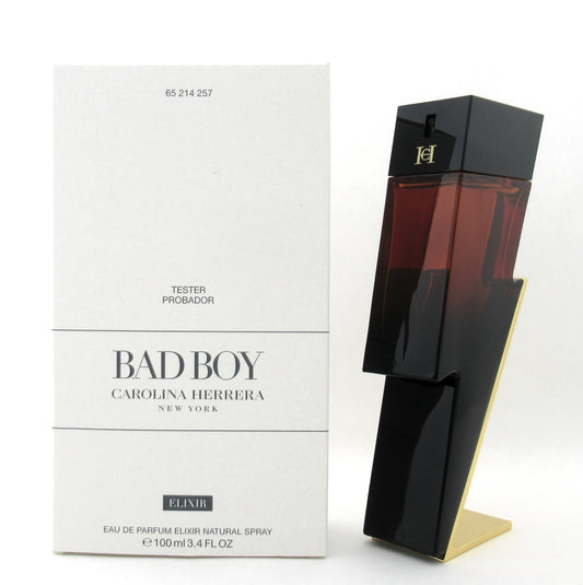 Bad Boy Carolina Herrera ELIXIR Eau De Parfum Elixir Spray for Men 100 ml./ 3.4 oz. New Tester
