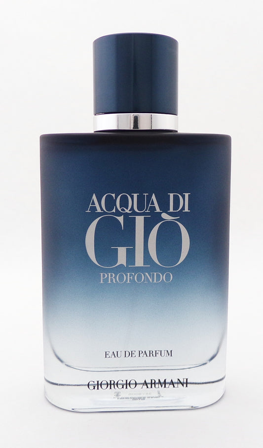 Acqua di Gio PROFONDO by Giorgio Armani 3.3 oz. Eau de Parfum Spray for Men. New NO BOX