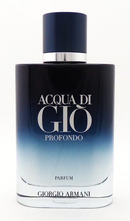 Acqua di Gio PROFONDO by Giorgio Armani 3.3 oz. Parfum Spray for Men. New TESTER w/ Cap