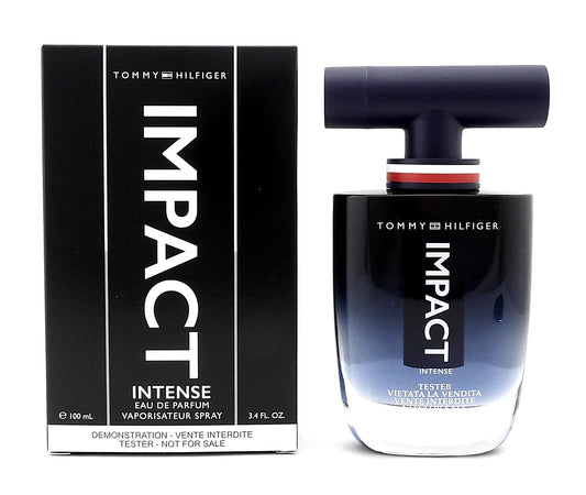 Tommy Hilfiger Impact Intense 3.4 oz Eau de Parfum Spray for Men. New Tester w/Cap