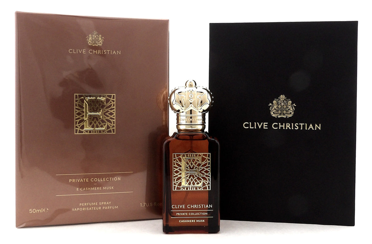 Clive Christian Private Collection E CASHMERE MUSK 1.7 oz. Parfum Spray. New Box