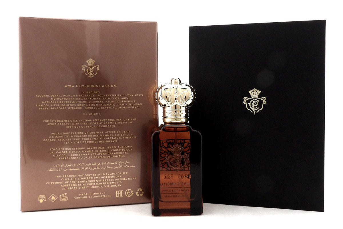 Clive Christian Private Collection E CASHMERE MUSK 1.7 oz. Parfum Spray. New Box