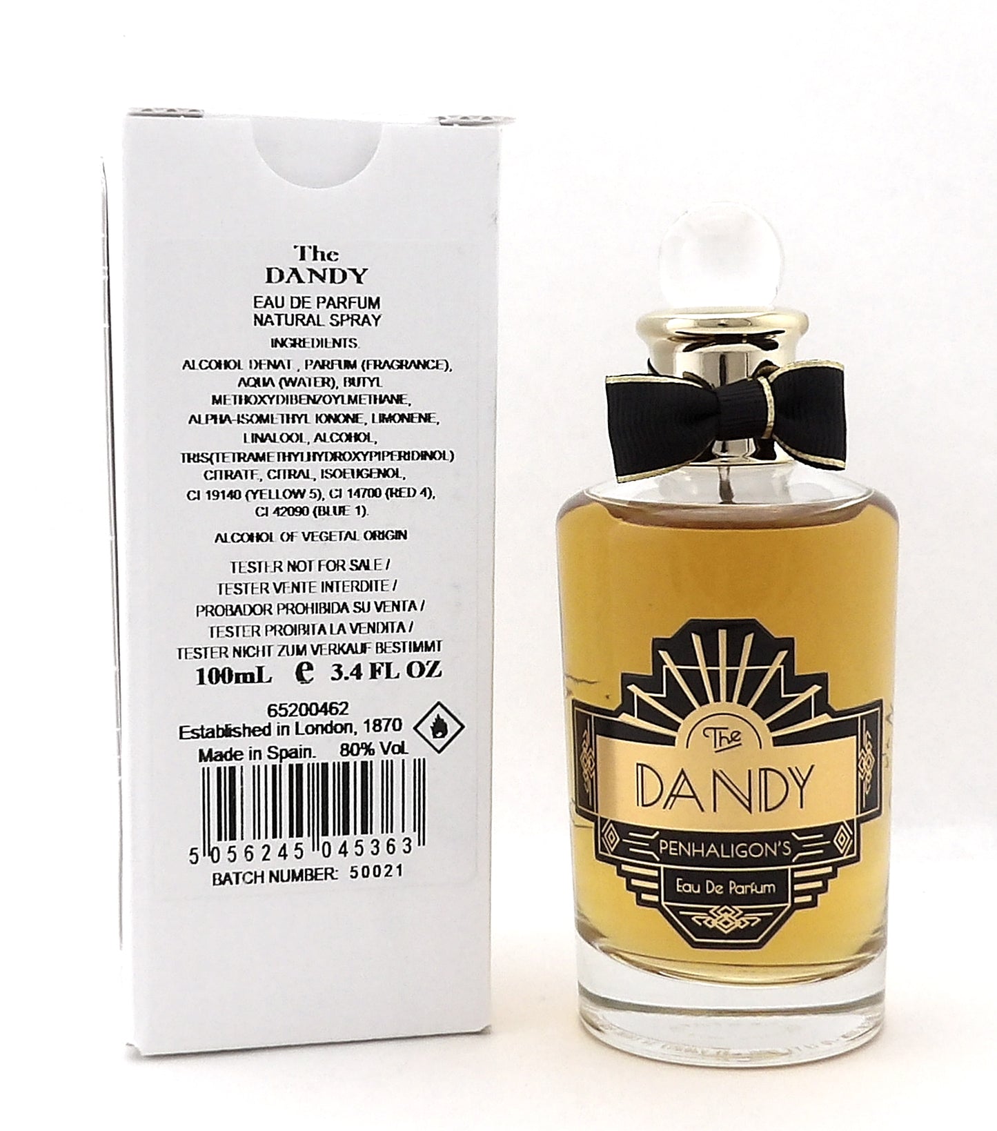 THE DANDY by Penhaligon's 3.4 oz. Eau de Parfum Spray Unisex. New Tester w/Cap
