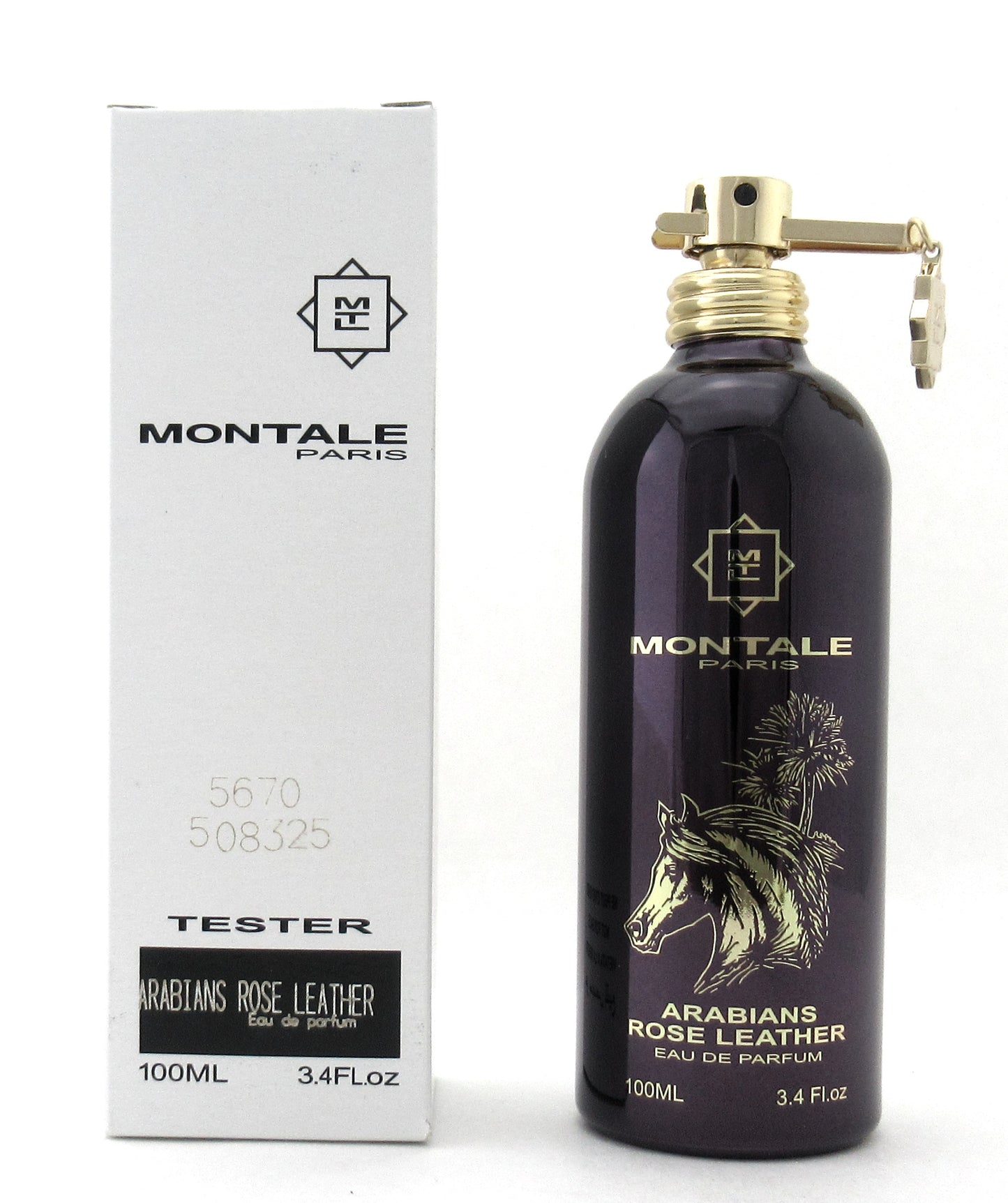 Montale Paris ARABIANS ROSE LEATHER 3.4 oz. Eau de Parfum Spray Unisex New TESTER