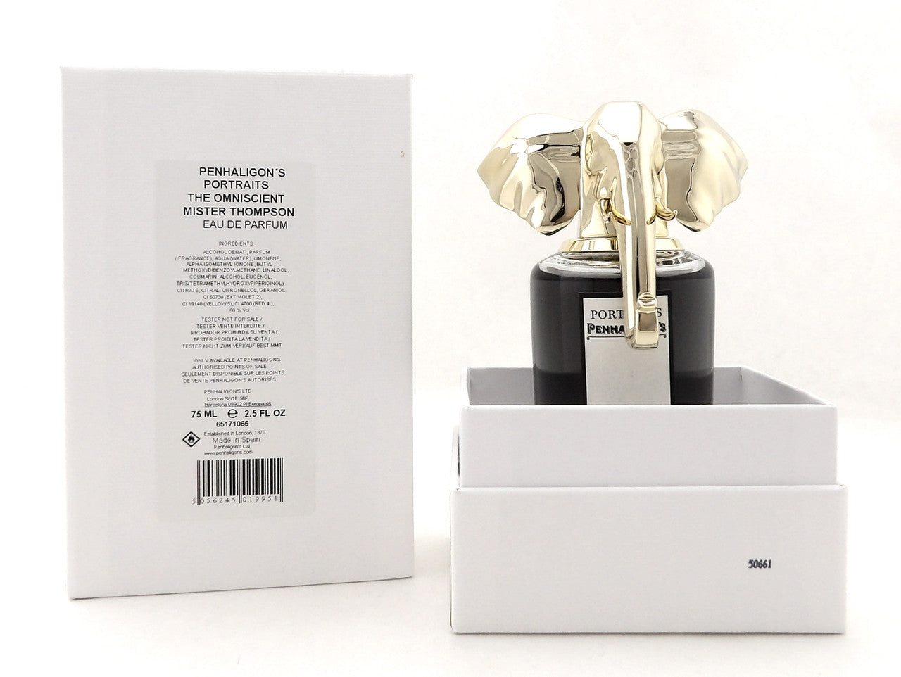 Penhaligon's The Omniscient Mister Thompson 2.5 oz EDP Spray Men. New Tester w/Cap