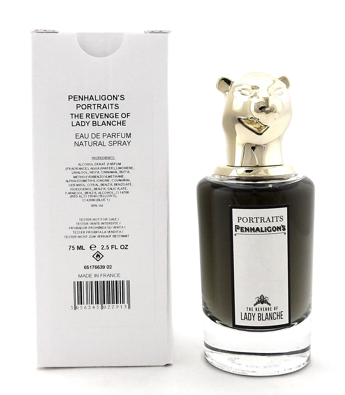 Penhaligon's The Revenge of LADY BLANCHE 2.5 oz Eau de Parfum Spray for Women. New Tester w/Cap