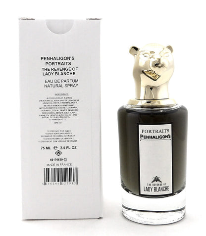 Penhaligon's The Revenge of LADY BLANCHE 2.5 oz Eau de Parfum Spray for Women. New Tester w/Cap