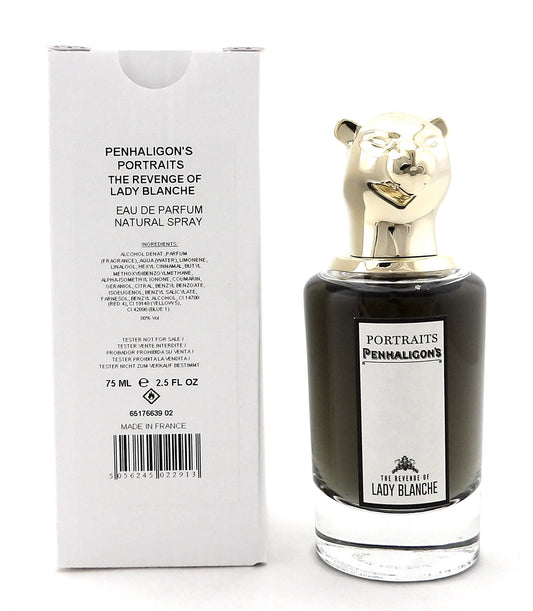 Penhaligon's The Revenge of LADY BLANCHE 2.5 oz Eau de Parfum Spray for Women. New Tester w/Cap