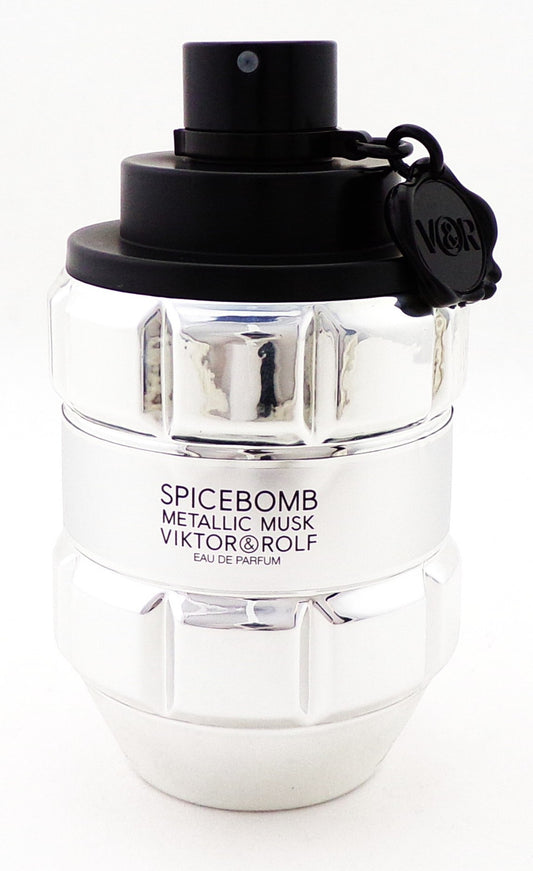 Spicebomb METALLIC MUSK by Viktor & Rolf 3.04 oz. Eau de Parfum Spray for Men. New NO BOX