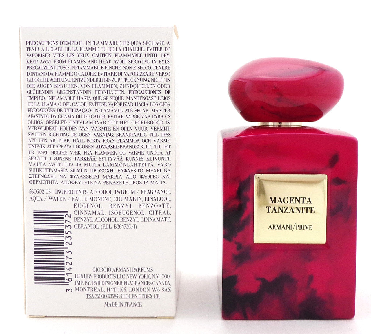 Armani Prive MAGENTA TANZANITE 3.4 oz. Eau de Parfum Spray Unisex. Brand New TESTER w/Cap