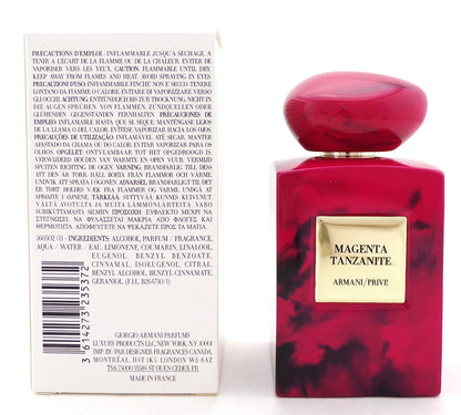Armani Prive MAGENTA TANZANITE 3.4 oz. Eau de Parfum Spray Unisex. Brand New TESTER w/Cap