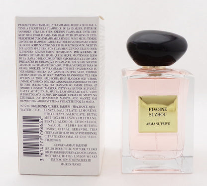 Armani Prive PIVOINE SUZHOU 3.4 oz. Eau de Toilette Spray Unisex. Brand New Tester w/Cap