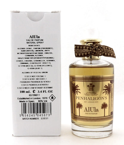 ALULa by Penhaligon's 3.4 oz./100 ml. Eau de Parfum Spray Unisex. New  Tester w/Cap