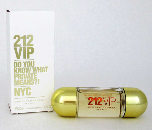 212 VIP by Carolina Herrera Eau de Parfum Spray 1.0 oz.Women.No Cello