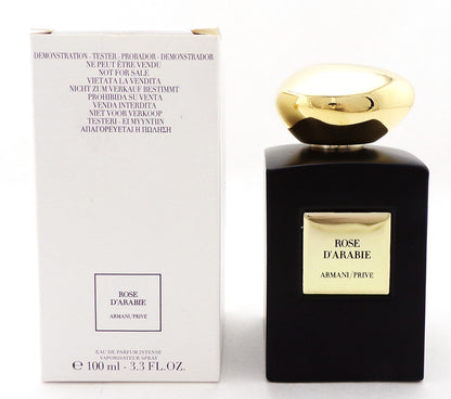 Armani Prive ROSE D'ARABIE 3.4 oz. Eau de Parfum Intense Spray Unisex. Brand New TESTER w/Cap