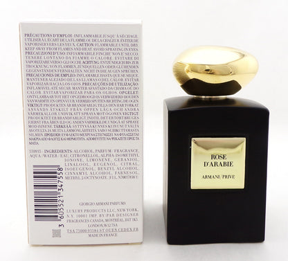 Armani Prive ROSE D'ARABIE 3.4 oz. Eau de Parfum Intense Spray Unisex. Brand New TESTER w/Cap