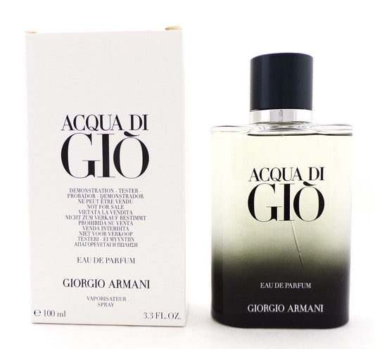 ACQUA DI GIO by Giorgio Armani 3.3 oz. Eau de Parfum Spray for Men. Brand New TESTER w/Cap
