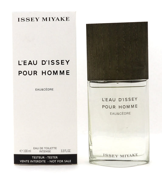 L'Eau D'Issey Pour Homme EAU & CEDRE by Issey Miyake 3.3 oz EDT Intense Spray for Men. New Tester w/Cap