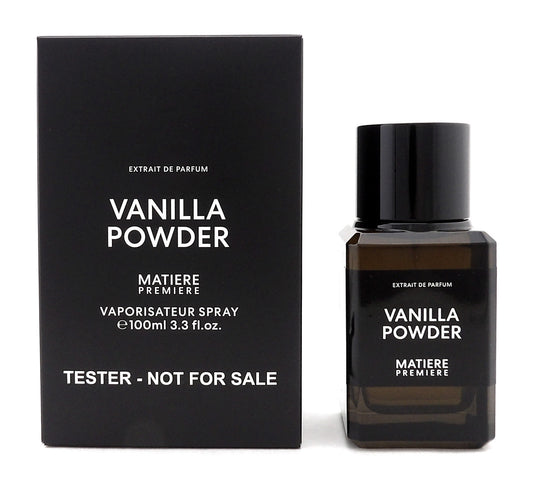 Matiere Premiere VANILLA POWDER 3.3 oz Extrait de Parfum Spray Unisex New Tester w/Cap