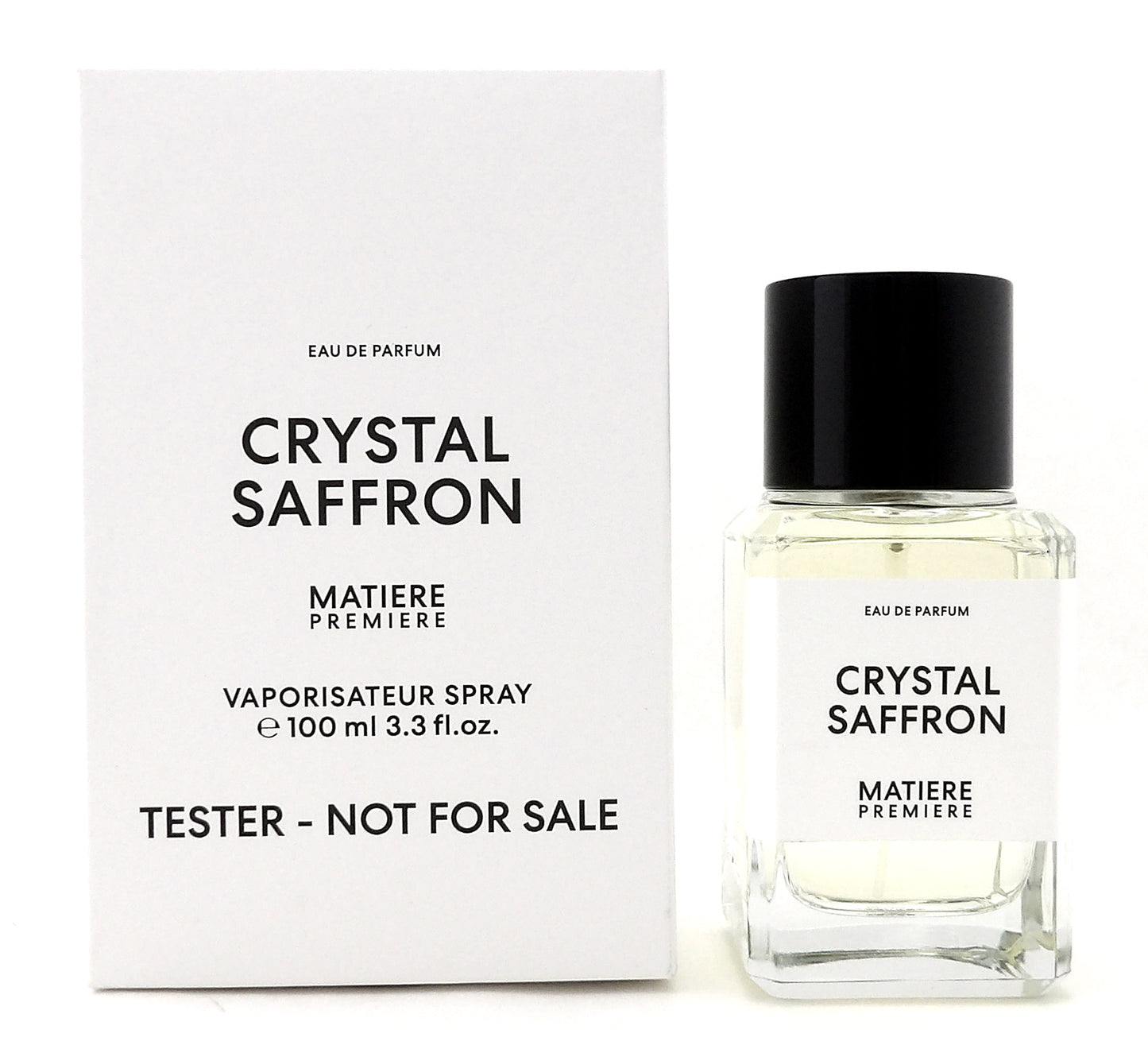 Matiere Premiere CRYSTAL SAFFRON 3.3oz Eau de Parfum Spray Unisex New Tester w/Cap