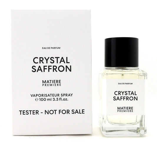 Matiere Premiere CRYSTAL SAFFRON 3.3oz Eau de Parfum Spray Unisex New Tester w/Cap