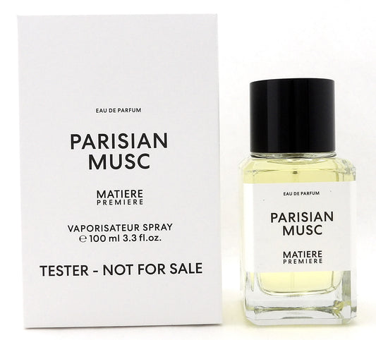 Matiere Premiere PARISIAN MUSC 3.3 oz. Eau de Parfum Spray Unisex. New Tester w/Cap