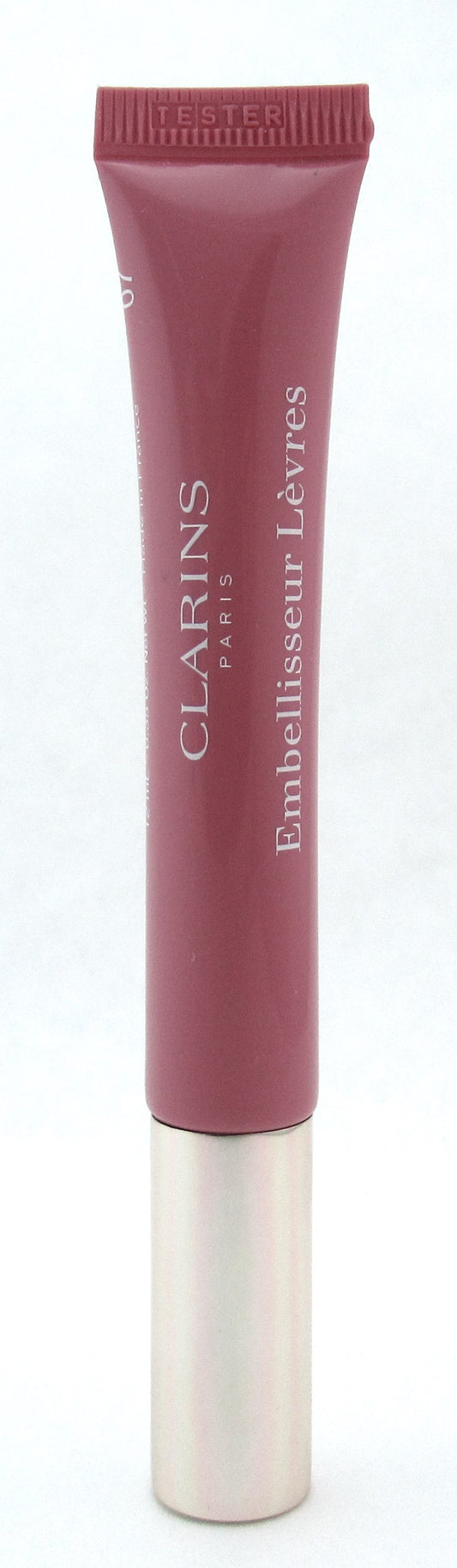Clarins Natural Lip Perfector 07 Toffee Pink Shimmer Full Size 12 ml. New Tester
