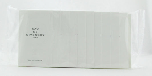 Eau De Givenchy by Givenchy for Women EDT Spray Vials 1 ml each Lot of 10