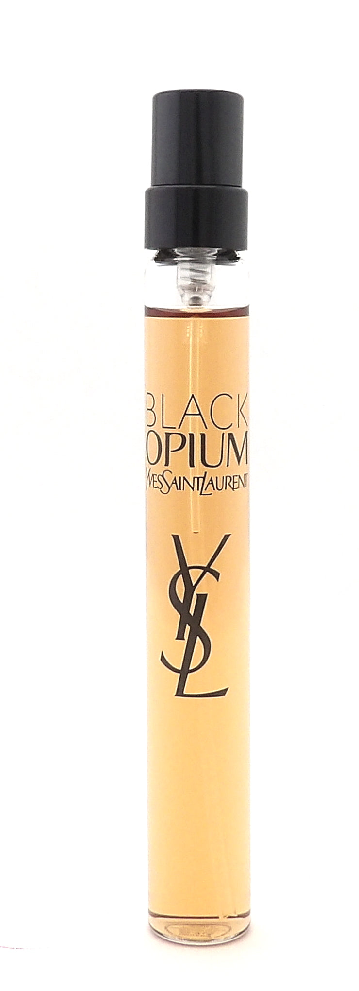 Black Opium by Yves Saint Laurent 0.33oz/ 10 ml EDP Refillable Travel Spray for Women. New NO Box