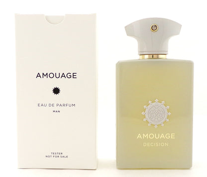 Amouage DECISION 3.4 oz. Eau de Parfum Spray for Men. Brand New TESTER w/Cap