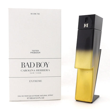 Bad Boy EXTREME by Carolina Herrera 3.4 oz Eau de Parfum Extreme Spray for Men. New Tester