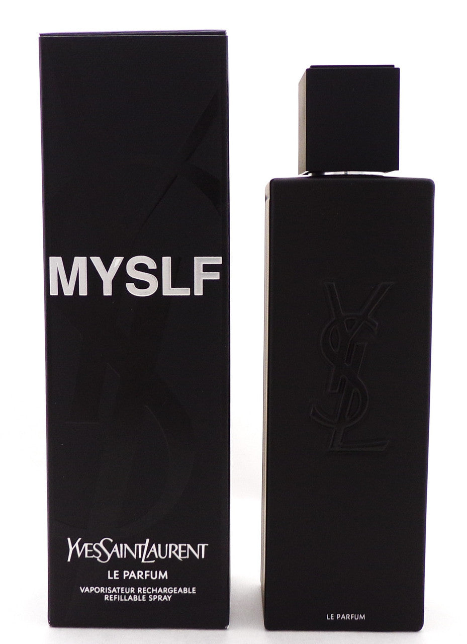 Yves Saint Laurent MYSLF 3.3 oz. LE PARFUM Refillable Spray for Men. New NO CELLOPHANE