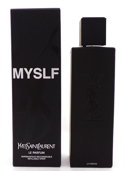 Yves Saint Laurent MYSLF 3.3 oz. LE PARFUM Refillable Spray for Men. New NO CELLOPHANE