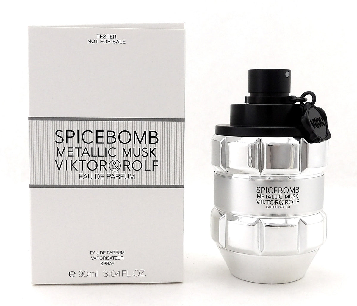 Spicebomb METALLIC MUSK by Viktor & Rolf 3.04 oz. Eau de Parfum Spray for Men. New Tester