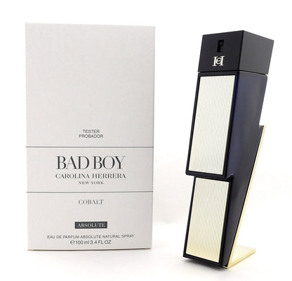 Bad Boy COBALT ABSOLUTE by Carolina Herrera 3.4 oz EDP Spray for Men. New Tester