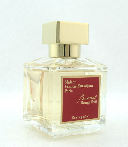 Maison Francis Kurkdjian BACCARAT ROUGE 540 Eau De Parfum Spray 70 ml./ 2.4 oz. NO BOX 96 % Full