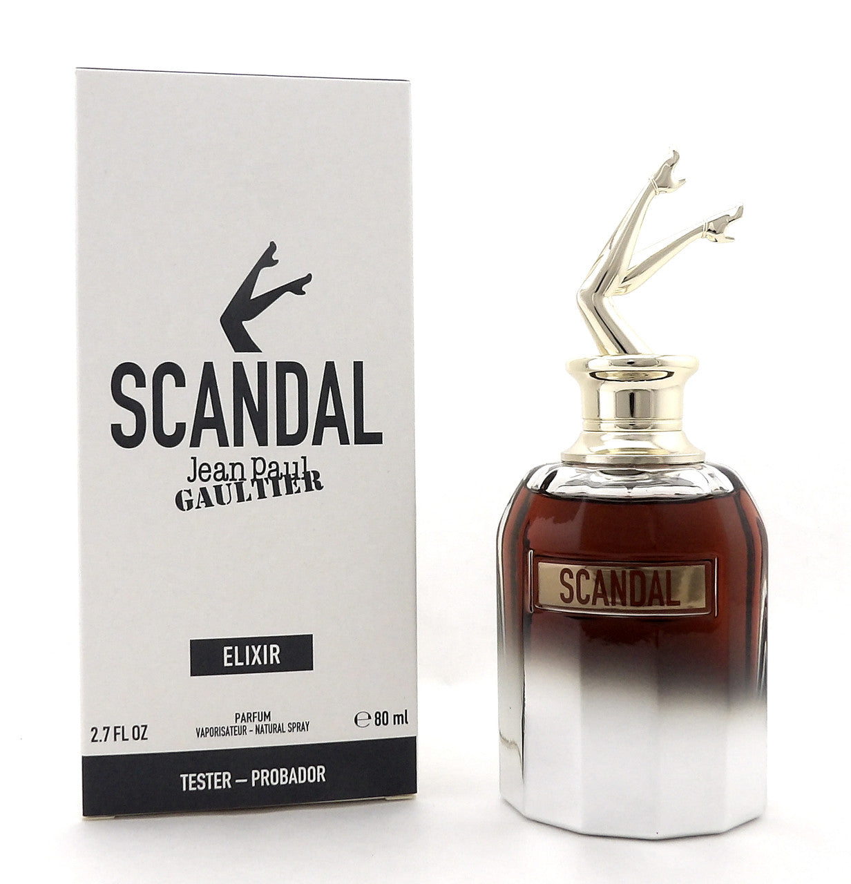 Scandal ELIXIR by Jean Paul Gaultier 2.7oz PARFUM Spray Women. New Tester w/Cap