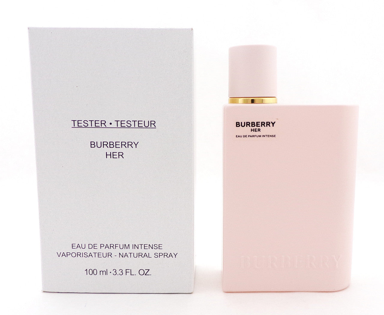 Burberry HER 3.3 oz. Eau de Parfum Intense Spray for Women. Brand New TESTER w/Cap