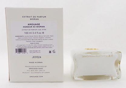 Amouage HONOUR 43 by Amouage 3.4 oz. Eau de Parfum Spray for Woman. Brand New TESTER