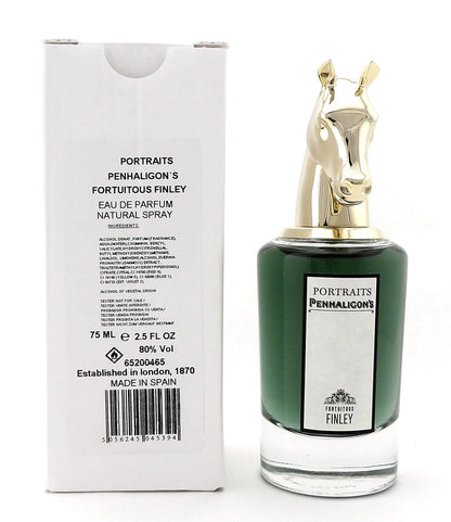 Penhaligon's FORTUITOUS FINLEY 2.5 oz. Eau de Parfum Spray for Men. New Tester w/Cap