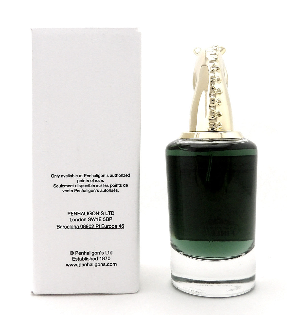 Penhaligon's FORTUITOUS FINLEY 2.5 oz. Eau de Parfum Spray for Men. New Tester w/Cap