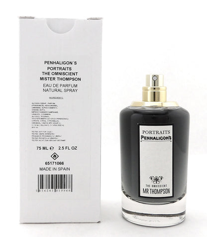 Penhaligon's The Omniscient Mister Thompson 2.5 oz/ 75 ml EDP Spray Men. New Tester NO Cap