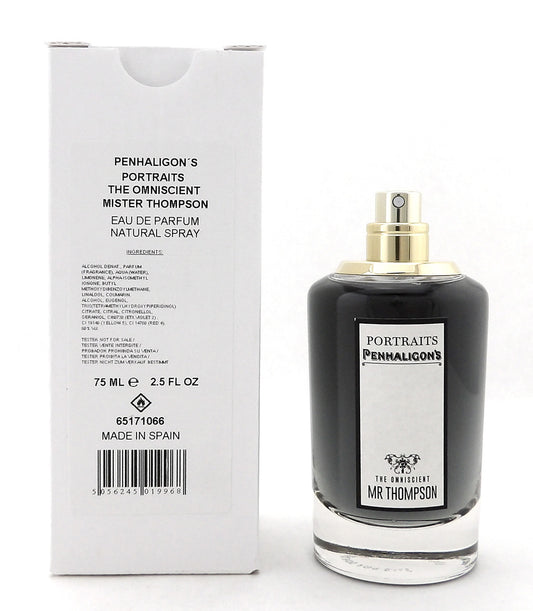 Penhaligon's The Omniscient Mister Thompson 2.5 oz/ 75 ml EDP Spray Men. New Tester NO Cap