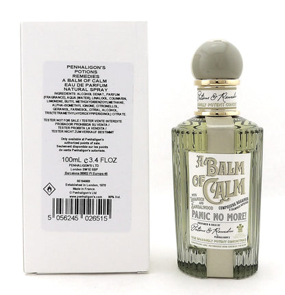 Penhaligon's A Balm of Calm 100 ml./ 3.4 oz. EDP Spray Unisex. New Tester w/Cap