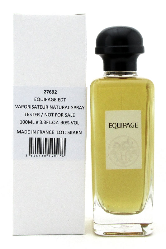 Equipage Cologne by Hermes 3.3 oz. Eau de Toilette Spray for Men. New Tester w/Capr